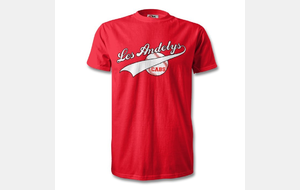 T-shirt rouge adulte - Logo blanc