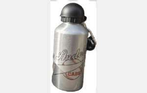 Gourde Inox argent avec logo