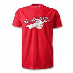 T-shirt rouge adulte - Logo blanc