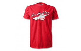 T-shirt rouge adulte - Logo blanc